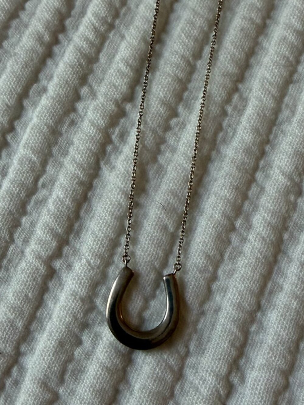 Tiffany & Co. Sterling Silver Horseshoe Necklace